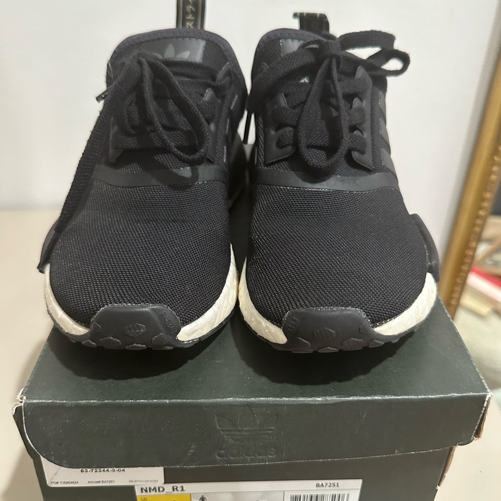 Black Adidas NMD_R1 Sneakers